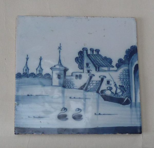 Liverpool Blue and white tile