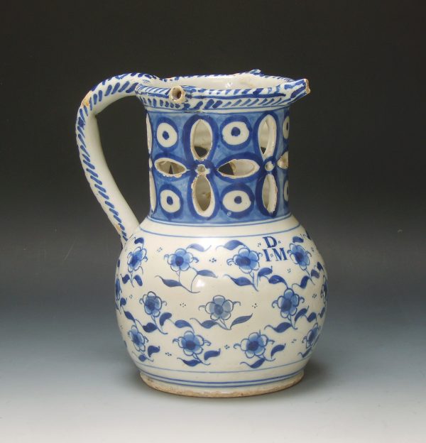 English Puzzle Jug With Initials